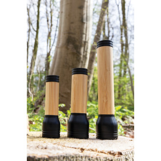 USB svítilna Lucid 3W z RCS recykl. plastu a bambusu