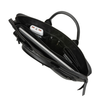 Taška na 14" notebook Swiss Peak z GRS recykl. PU