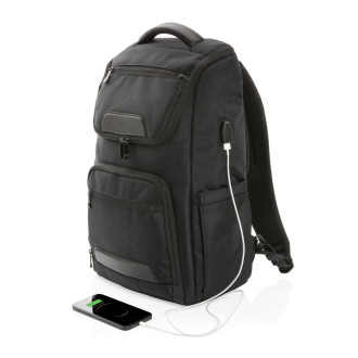 Swiss Peak batoh Voyager na 15.6" notebook z RPET AWARE™