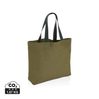 Nebarvená velká taška Impact z 240g recykl. canvas AWARE™