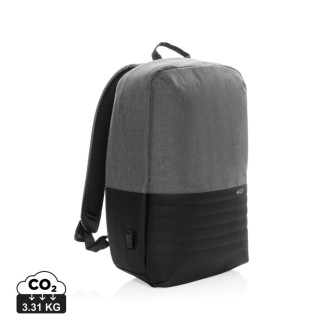 RFID nedobytný batoh na notebook Swiss Peak z RPET AWARE™
