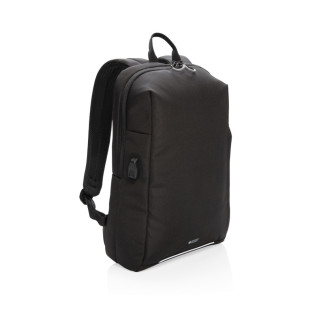 RFID USB A  batoh na 15.6" notebook Swiss Peak z RPET AWARE™