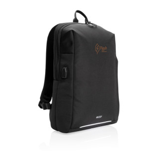 RFID USB A  batoh na 15.6" notebook Swiss Peak z RPET AWARE™