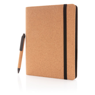 Korkové portfolio A5 s perem