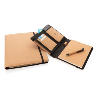 Korkové portfolio A4 s perem
