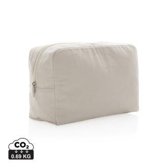 Nebarvená toaletní taška Impact z 285g recykl. canvas AWARE™