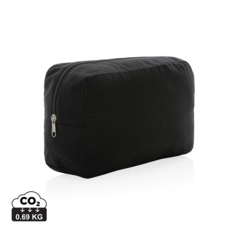 Nebarvená toaletní taška Impact z 285g recykl. canvas AWARE™