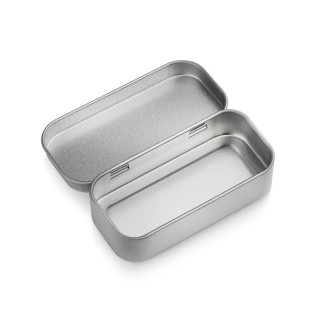 Malá kovová krabička na flash disk (bez vložky)