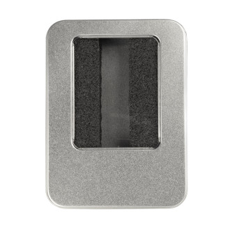 Velká kovová krabička s vložkou na větší flash disk
