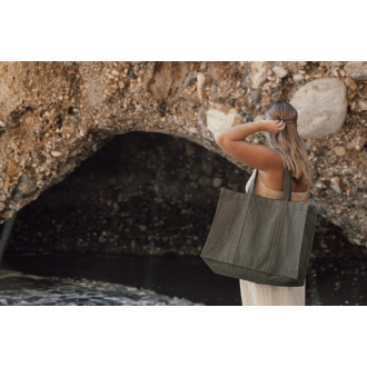 Maxi tote bag VINGA Hilo z recykl. canvas AWARE™