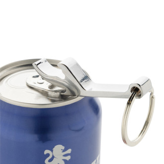 Klíčenka s otvírákem z RCS recykl. slitiny zinku
