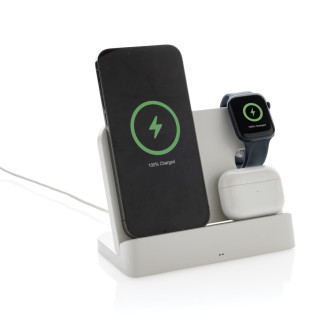 Duální nabíječka 15W Joltz z RCS plastu se slotem na iWatch