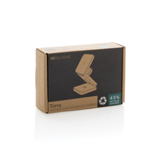 Skládací nabíječka 3v1 15W Terra z RCS recykl. hliníku