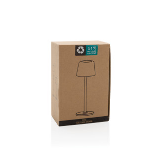 USB dobíjitelná stolní lampa Zenic z RCS recykl. plastu