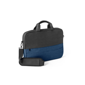 GENOA. Polstrovaná taška na notebook z 600D recyklovaného polyesteru s vysokou hustotou 15"