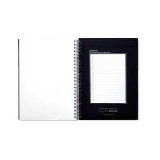 STARTER KIT INFINITE PLANNER A5. Sada obsahuje "nekonečný deník", čistící sadu, fix a držák na popisovače