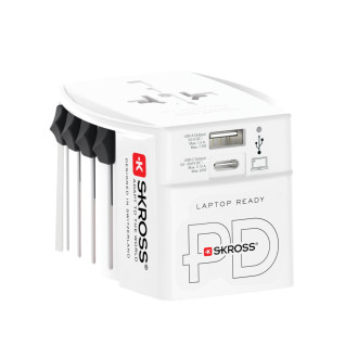 Cestovní adaptér SKROSS World MUV 65W PD s USB C kabelem