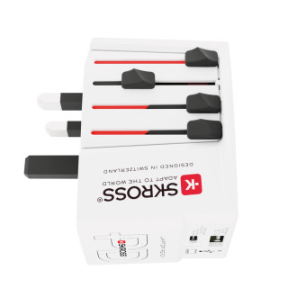 Cestovní adaptér SKROSS World MUV 65W PD s USB C kabelem