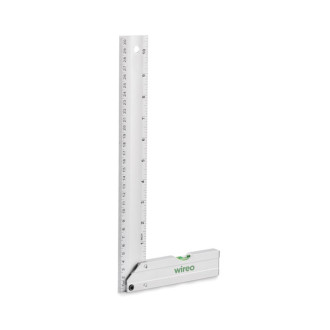 MEJURE, Hliníkový úhelník a pravítko 30 cm