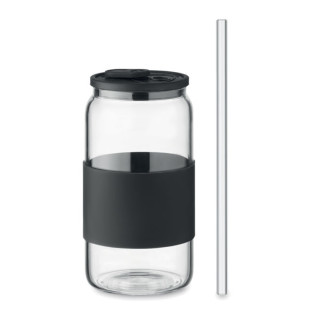 BOROSIP, Borosilikátová sklenice 550ml s br