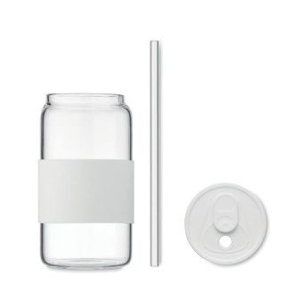 BOROSIP, Borosilikátová sklenice 550ml s br