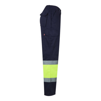 VL POSEIDON LARGE. Dvoubarevné keprové kalhoty s více kapsami (210 g/m²), z bavlny (20 %) a polyesteru (80 %)