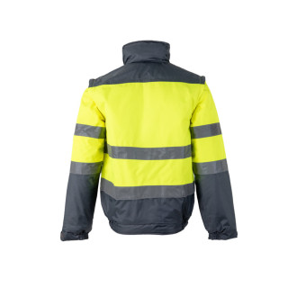 VL JUPITER LARGE. Dvoubarevná vycpaná bunda (180 g/m²) z polyesteru (100 %) s PU zátěrem