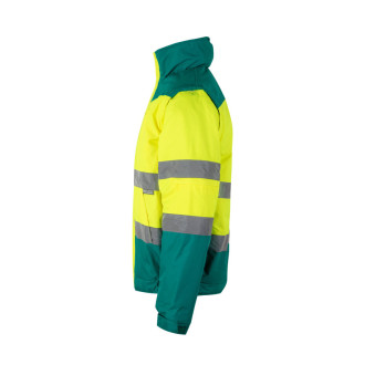 VL JUPITER LARGE. Dvoubarevná vycpaná bunda (180 g/m²) z polyesteru (100 %) s PU zátěrem
