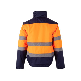 VL JUPITER LARGE. Dvoubarevná vycpaná bunda (180 g/m²) z polyesteru (100 %) s PU zátěrem