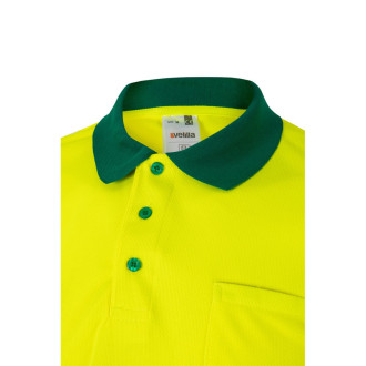 VL CUPID LARGE. Dvoubarevná polokošile z ptačí perspektivy (160 g/m²) s krátkým rukávem z polyesteru (100 %)