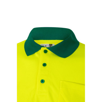 VL VULCAN. Dvoubarevná polokošile z ptačí perspektivy (160 g/m²) s dlouhým rukávem, z polyesteru (100 %)
