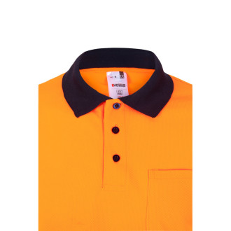 VL VULCAN LARGE. Dvoubarevná polokošile z ptačí perspektivy (160 g/m²) s dlouhým rukávem, z polyesteru (100 %)