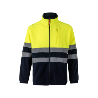 VL EROS LARGE. Dvoubarevná fleecová bunda (280 g/m²), z polyesteru (100 %)