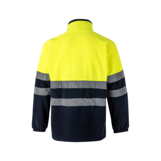 VL EROS LARGE. Dvoubarevná fleecová bunda (280 g/m²), z polyesteru (100 %)