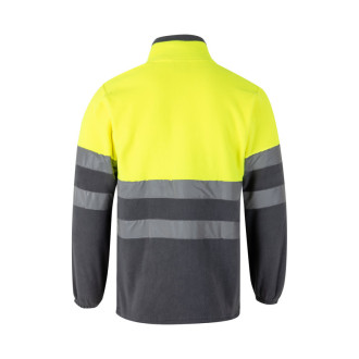 VL EROS LARGE. Dvoubarevná fleecová bunda (280 g/m²), z polyesteru (100 %)