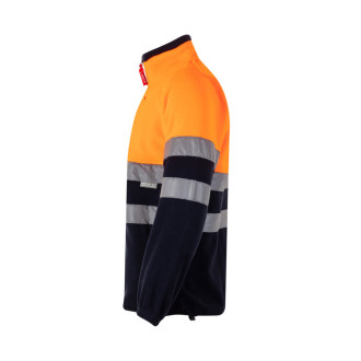 VL EROS LARGE. Dvoubarevná fleecová bunda (280 g/m²), z polyesteru (100 %)
