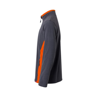 VL GERAS. Dvoubarevná fleecová bunda (220 g/m²) z polyesteru (100 %)