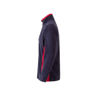 VL GERAS. Dvoubarevná fleecová bunda (220 g/m²) z polyesteru (100 %)