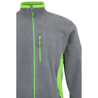 VL GERAS. Dvoubarevná fleecová bunda (220 g/m²) z polyesteru (100 %)