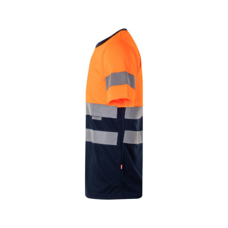 VL BRAHMA LARGE. Dvoubarevné technické tričko z ptačí perspektivy (140 g/m²), z polyesteru (100 %)