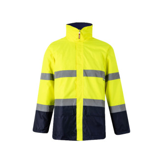 VL THEMIS. Dvoubarevná parka (190 g/m²), z polyesteru (100 %), s PU zátěrem