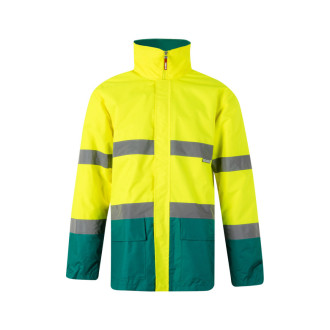 VL THEMIS. Dvoubarevná parka (190 g/m²), z polyesteru (100 %), s PU zátěrem