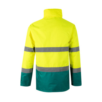 VL THEMIS. Dvoubarevná parka (190 g/m²), z polyesteru (100 %), s PU zátěrem