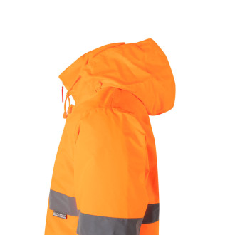 VL THEMIS. Dvoubarevná parka (190 g/m²), z polyesteru (100 %), s PU zátěrem