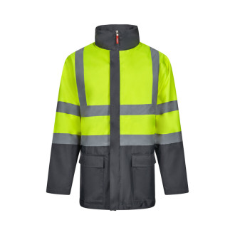 VL JUNO. Dvoubarevná parka 4v1 (180g/m²), z polyesteru (100%) s PU zátěrem