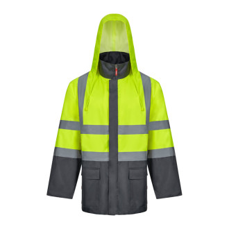 VL JUNO. Dvoubarevná parka 4v1 (180g/m²), z polyesteru (100%) s PU zátěrem