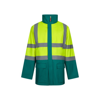 VL JUNO. Dvoubarevná parka 4v1 (180g/m²), z polyesteru (100%) s PU zátěrem
