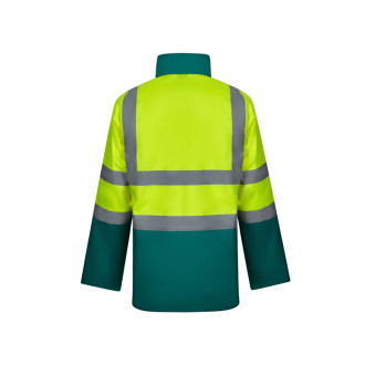VL JUNO. Dvoubarevná parka 4v1 (180g/m²), z polyesteru (100%) s PU zátěrem