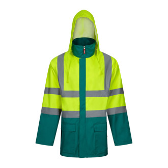 VL JUNO. Dvoubarevná parka 4v1 (180g/m²), z polyesteru (100%) s PU zátěrem