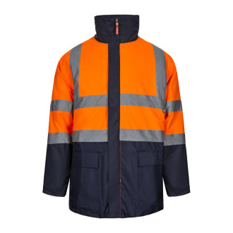 VL JUNO. Dvoubarevná parka 4v1 (180g/m²), z polyesteru (100%) s PU zátěrem